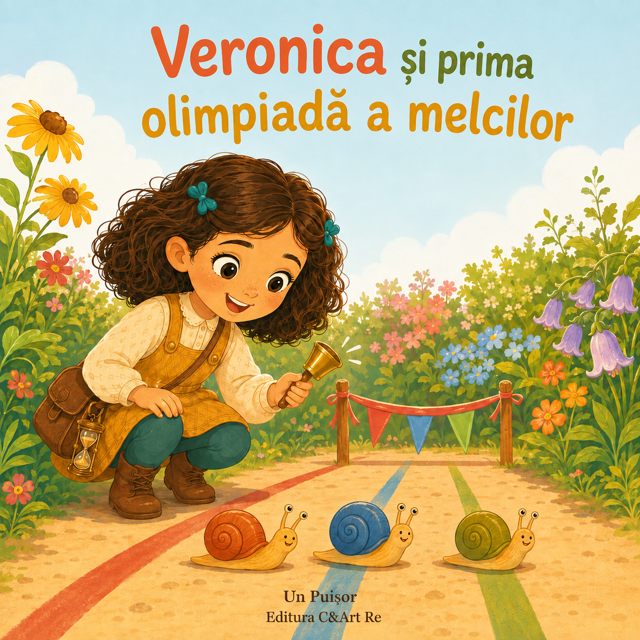 Coperta poveștii Veronica și prima olimpiadă a melcilor